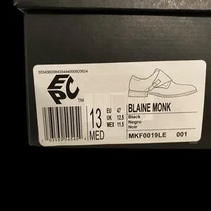 Kenneth Cole Blaine Monk Men\'s Black Leather Dress Shoes 13 NIB Kenneth Cole | Shoes | Kenneth Cole Blaine Monk Mens Black  main image 2